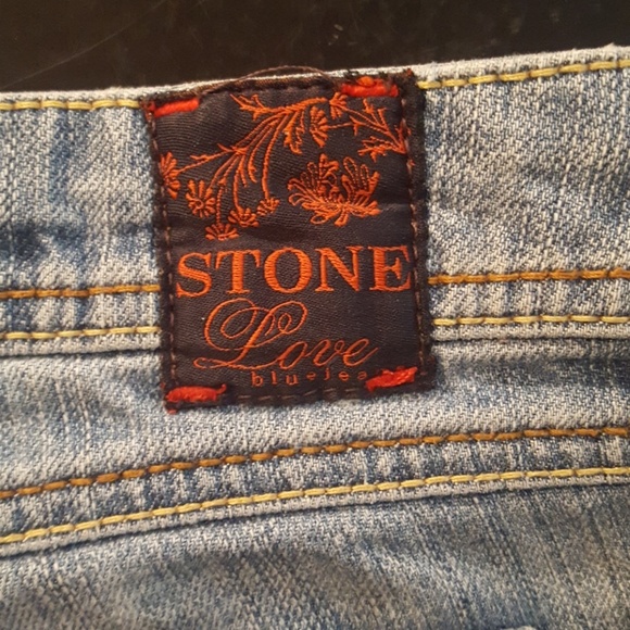 Stone Love blue jeans size 9 - Picture 3 of 6
